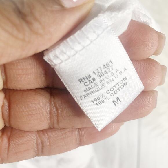 Wildfox Women's Sydney Rise & Shine Ruffled Graphic Tee White Cropped Bottom Hem - Picture 5 of 5